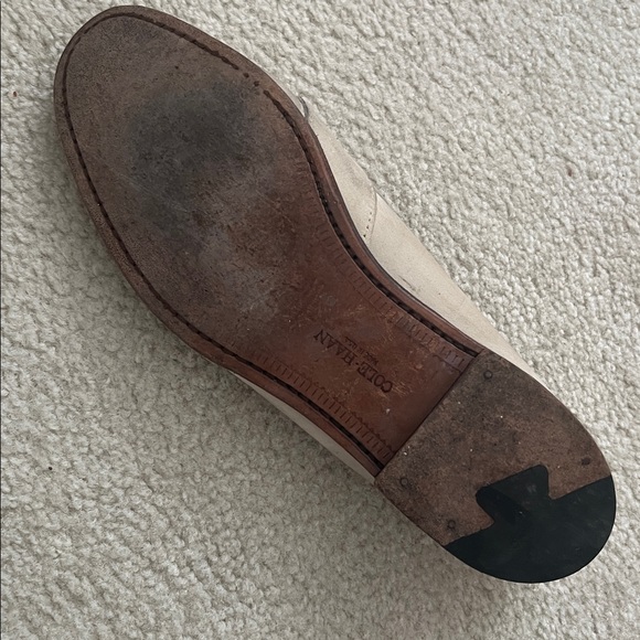 Cole Haan Men's Cream Loafers - Picture 3 of 11
